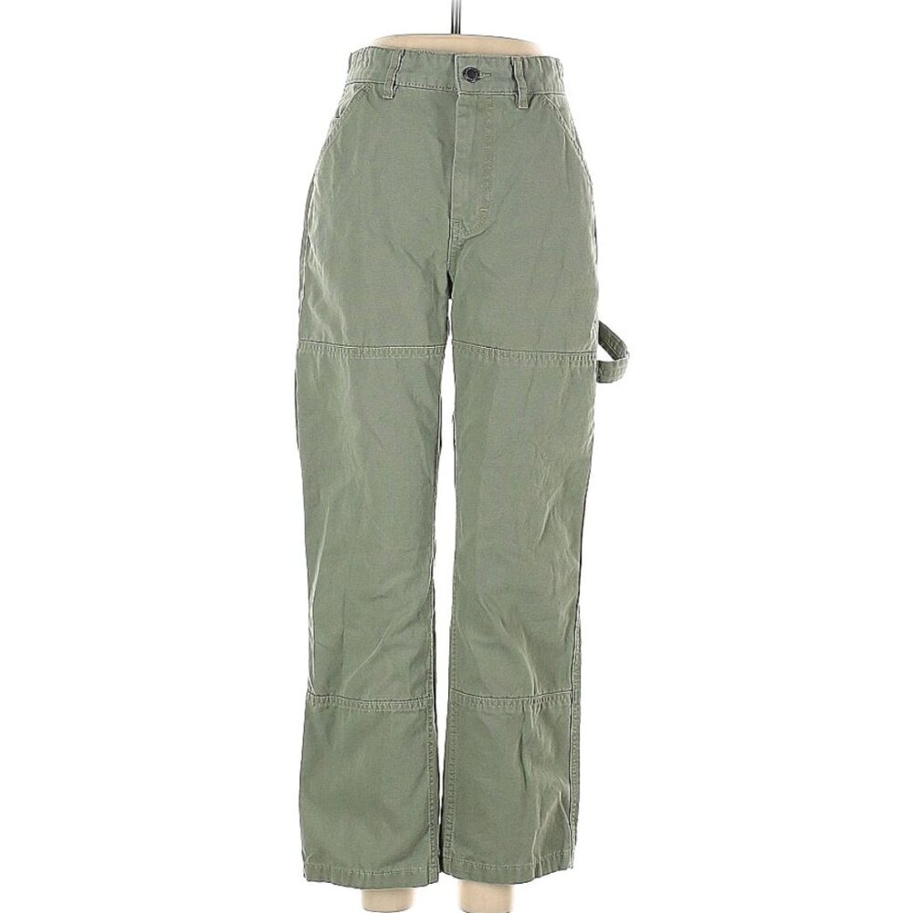 Superdry Olive Green High-Rise Cargo Pants